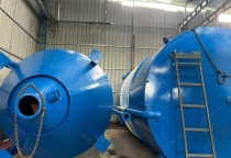Sơn silo chuẩn bị xuất hàng – Hoàn thiện trước khi bàn giao cho khách hàng