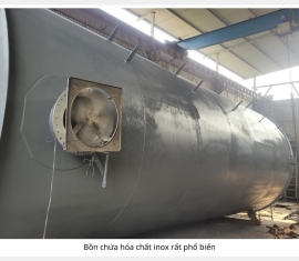 Bồn Chứa Hóa Chất – Giải Pháp An Toàn Cho Lưu Trữ Hóa Chất