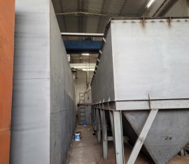 Sản xuất Phễu chứa liệu dạng bột khô