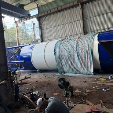 Sơn màu silo 80 tấn 