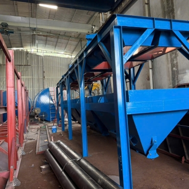 Phễu chứa liệu 4 khoang và 5 khoang