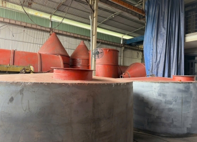 Gia Công Bồn Chứa Dầu Tại Xưởng 
